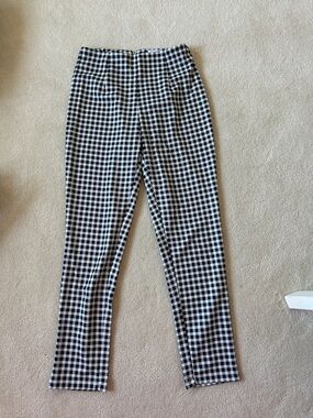 Princess Polly Black and White Gingham Pants